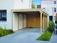 Einzelcarport 7026 Classic mit Geräteraum